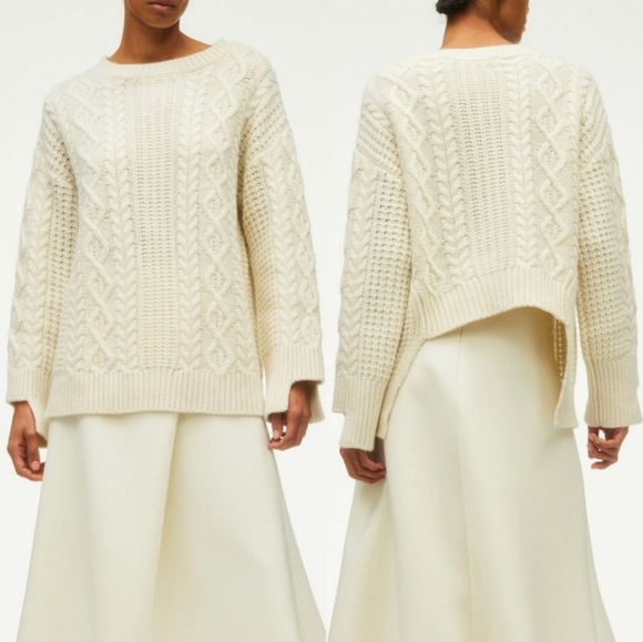 Zara Sweaters - Zara cream chunky cable knit sweater size M 2022 A\W collection